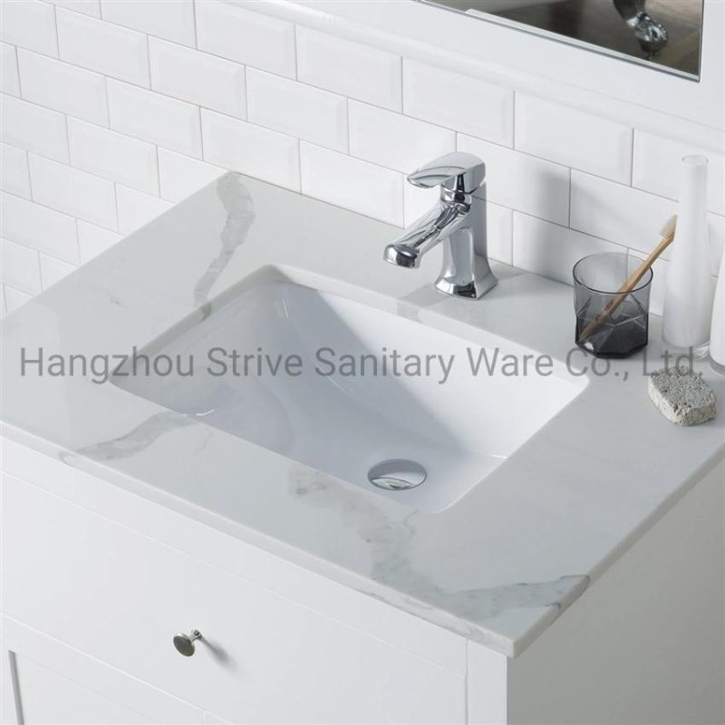 Bathroom Accessories Sanitary Ware Home Bathroom Furniture White Modern Bathroom Vanity Cabinet