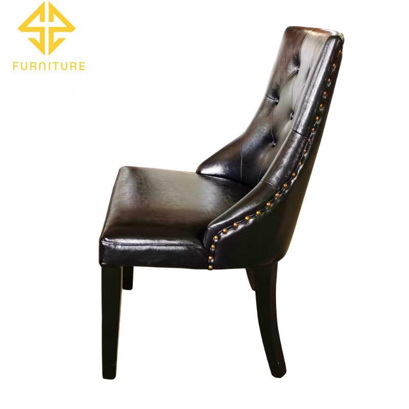 Wholesale Restaurant Furniture PU Leather High Quality Dining Chairs