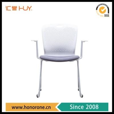 Modern Office Visitor Staff Meeting Room Chair Mesh Chair Chrome Restaurant