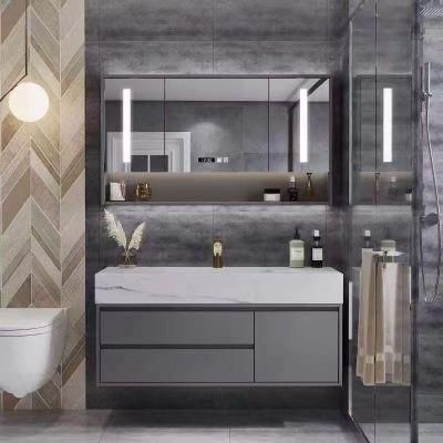 Light Luxury Bathroom Furniture Modern Simple Bathroom Intelligent Mirror LED Medicine Cabinet