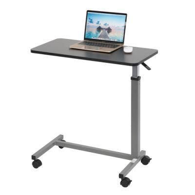 Single Leg Movable Gas Pneumatic Height Adjustable Table Computer Standing Desk