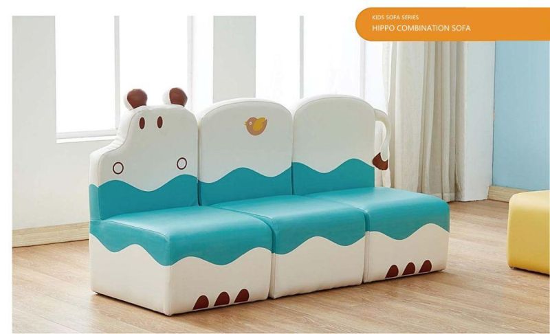 Leather Single Sofa, Kids Cartoon Decoration Sofa, Kindergarten Playing Sofa, Baby Furniture Sofa, Children Furniture Sofa