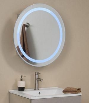 Manufacturer Wholesale LED Lighted Bathroom Mirror Vanity Smart LED Mirror R (LZ-020)