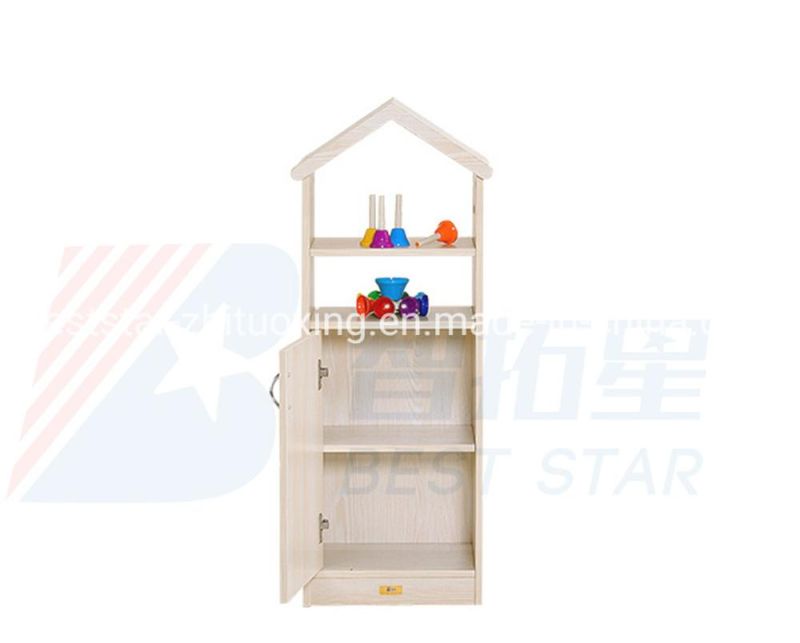 New Design Children Toy Storage Cabinet, Kindergarten and Preschool Furniture Cabinet, Wooden Daycare Combination Cabinet, Playroom Furniture, Kids Room Cabinet