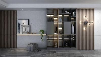 Aluminum Industrial Living Room Sideboard Cabinet &amp; Corner Cabinet