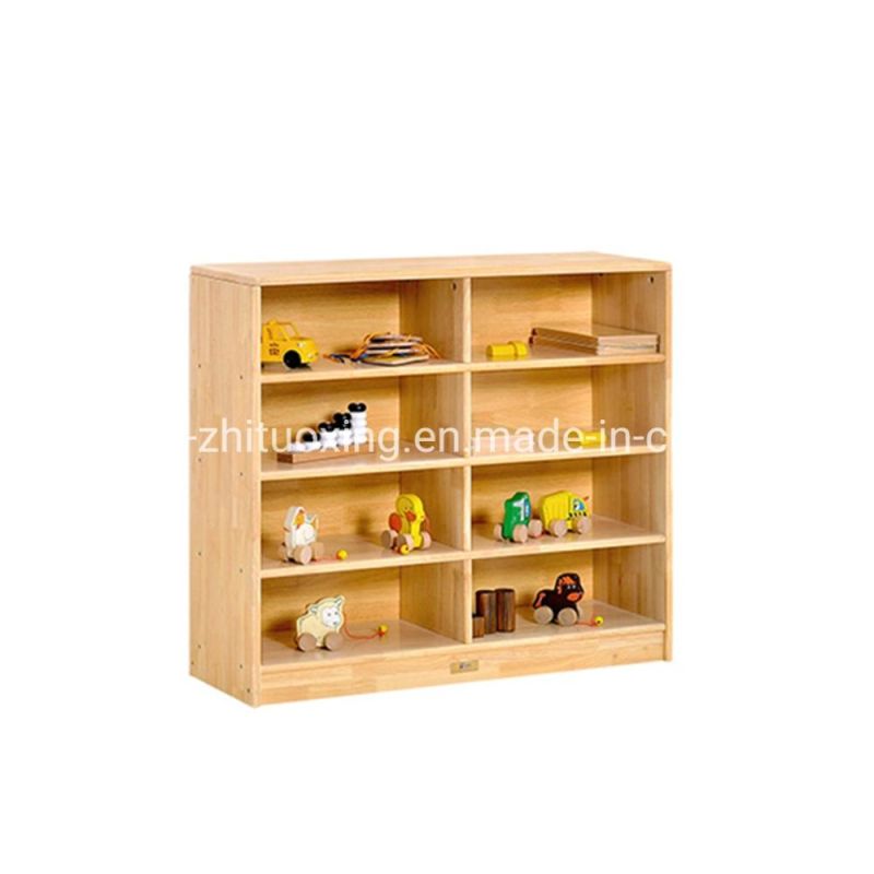 Baby Toy Storage Cabinet, Preschool and Kindergarten Day Care Wooden Book Cabinet, Child School Classroom Furniture, Kids Nursery Toy Storage Cabinet