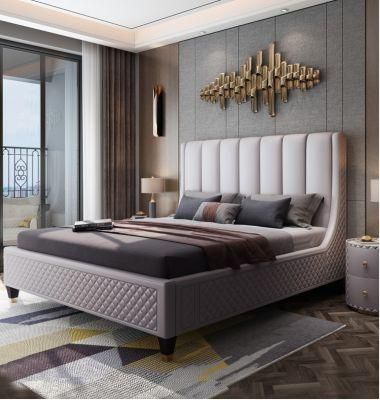 Leather Bed for Modern Furniture Home Furniture Sofa Bed King Wall Bed