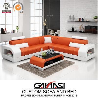 Living Room Luxury Colorful Style Modern Leather Sofa