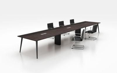 Big Boardroom Modern Industrial Design Oval-Shape 10 Person Fancy Office Conference Table