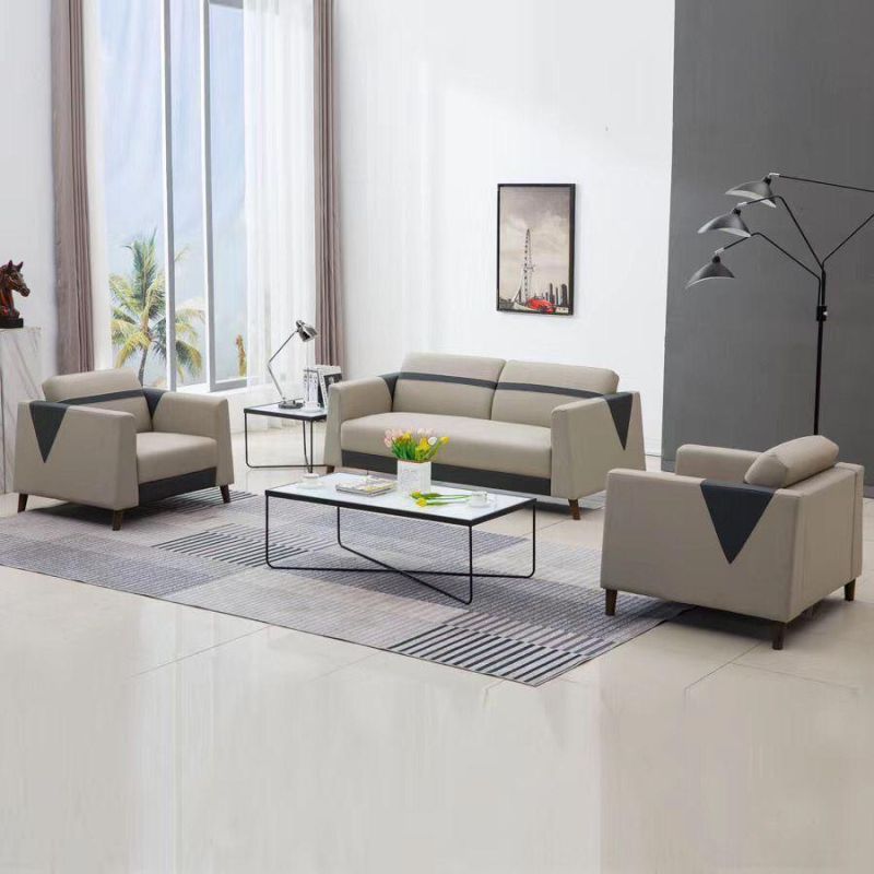 Sz-Sf822 Luxury Moderm Office Leather Sofa Set