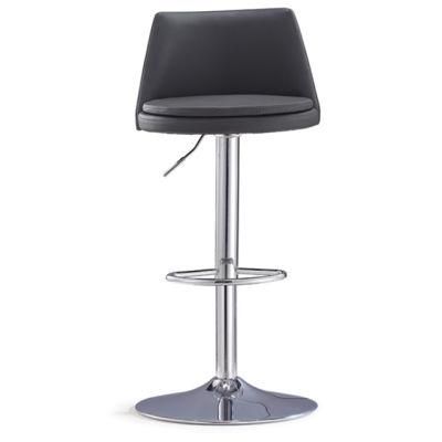 PU Leather Modern Bar Stools High Quality Adjustable Leather Swivel Bar Stool