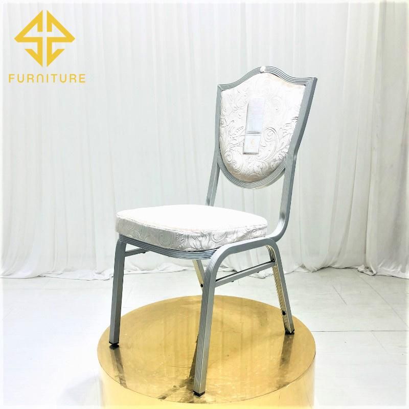 Romantic Silver Design Metal Event Wedding Chairs