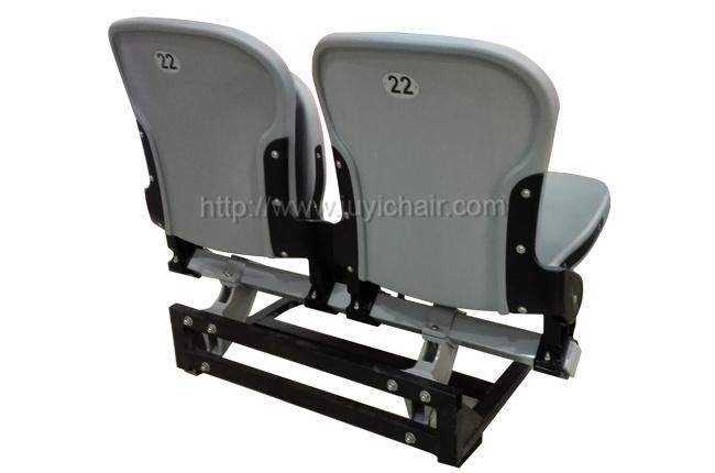 Blm-4708 Chrome Legs Heavy Duty Football Basketball Stadium Chairs Sports Seating Outdoor Plastic Seats