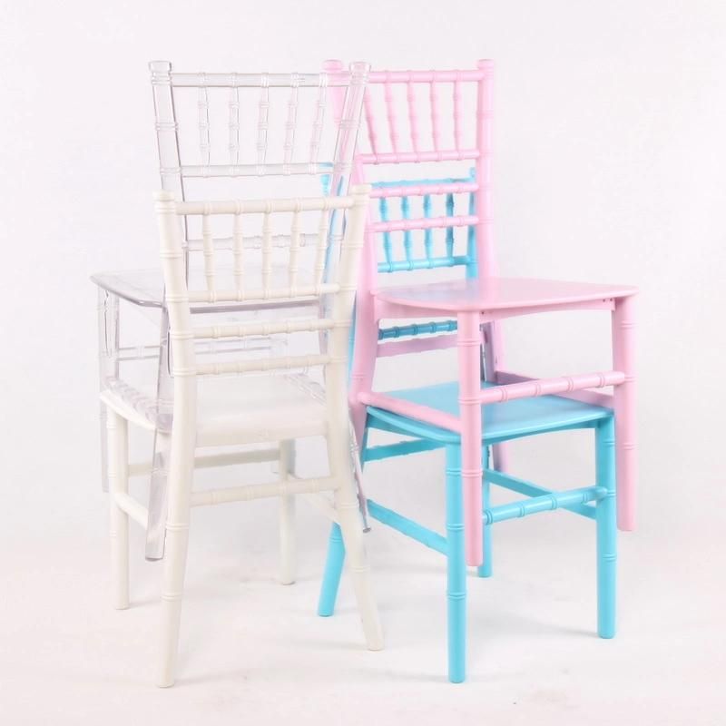 Chair Baby Modern Plastic Resin Kids Chiavari Dining Chairs for Children