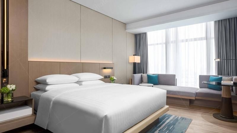 Modern 5 Star Hotel Furniture Wooden Bedroom Furniture Set for Marriott Hotel