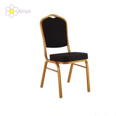 China Supplier Hot Sale Aluminum Fancy Stacking Hotel Wedding Party Events Meeting Banquet Chairs