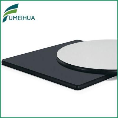 Customizable Easy to Clean Fireproof Waterproof Modern Compact High Pressure Laminate HPL Table Top