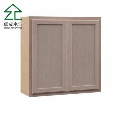 Maple Color American Kitchen Wall Cabinet with Double Doors