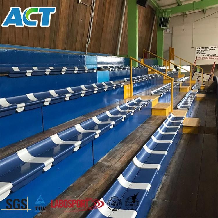 Low Back Plastic Molded Stadium Seat for School, Spectator Bleacher Seats
