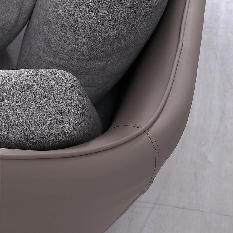 Modern Home Living Room Furniture Grey Fabric 4 Seater Sofa Sets