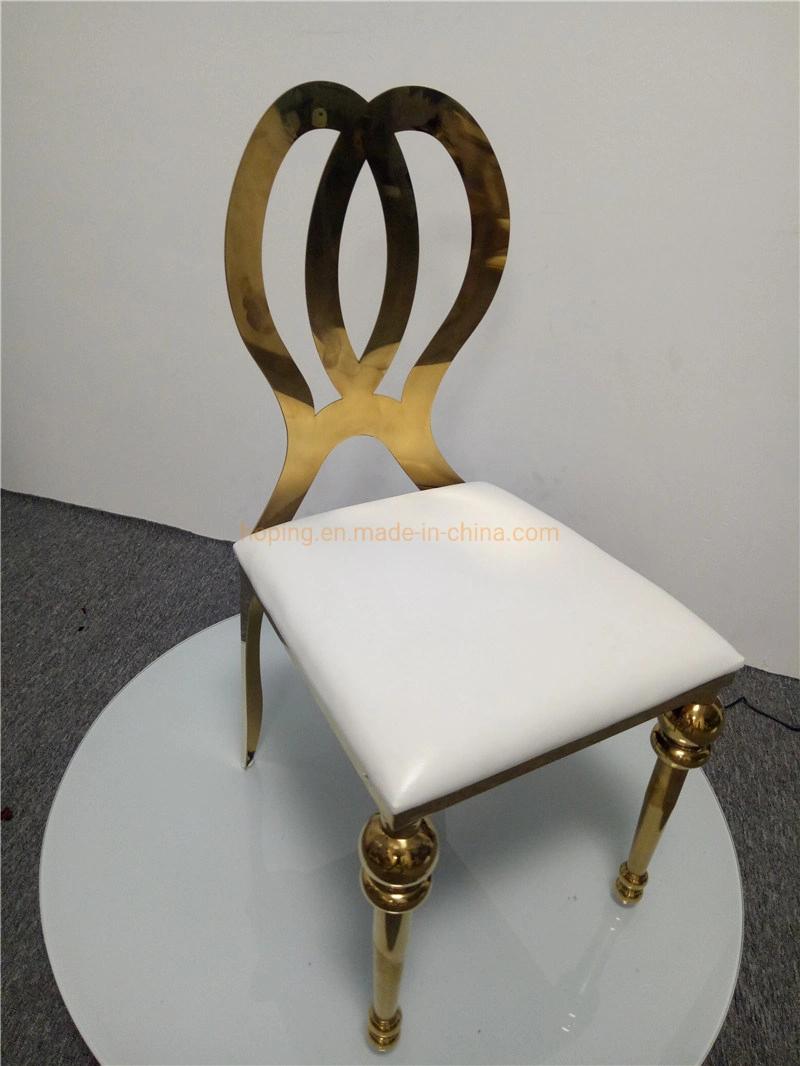 Special Stainless Steel Wedding Reception Chairs for Sale Antique Gold Stainless Steel Ball Leg Modern Living Room Nordic Furniture Dining Chair