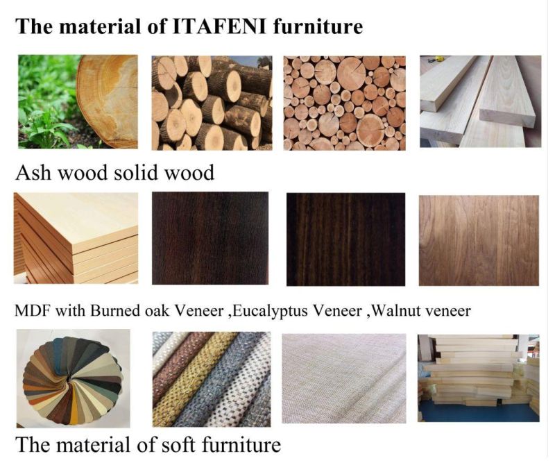 Fq22 Desk/ MDF/Eucalyptus Veneer / Natural Steel Coating Base/Modern Furniture in Hone and Hotel