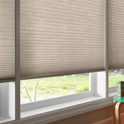 Easy Lift Trim-at-Home Cordless Pleated Light Blocking Fabric Shade Honeycomb Blinds