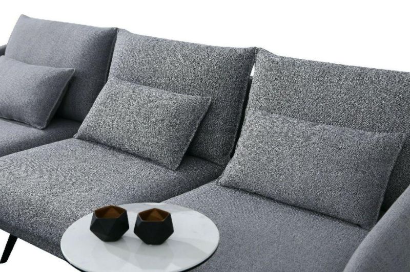 Chinese Modern Living Room Home Furniture Fabric Single Sofa Set for Home Use GS9022