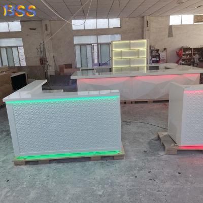 Pub Wine Counter Table Coffee Nightclub LED Bar Counter Table