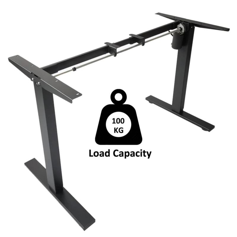 Quick Assembly New Design Single Motor Standing Desk