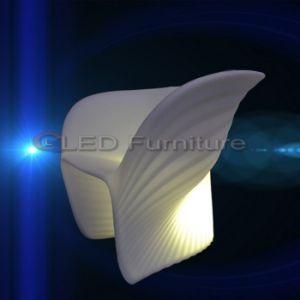 Plastic Products Various Color Rechargeable Plastic LED Bar Chair