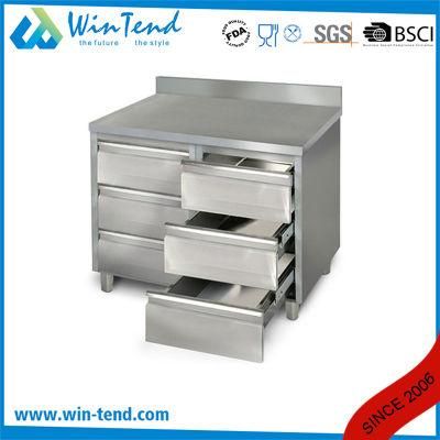 Durable Structure Kitchen Equipment Cabinet with 6 Grids in Good Quality