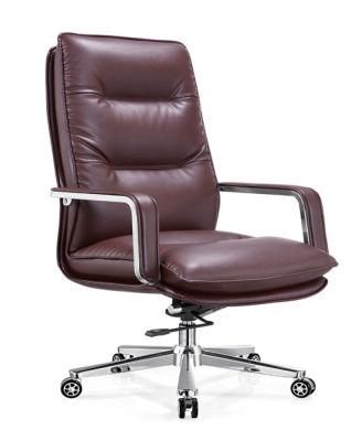 Office Furniture Leather High Back Swivel Staff Boss Executive Modern Office Chairs