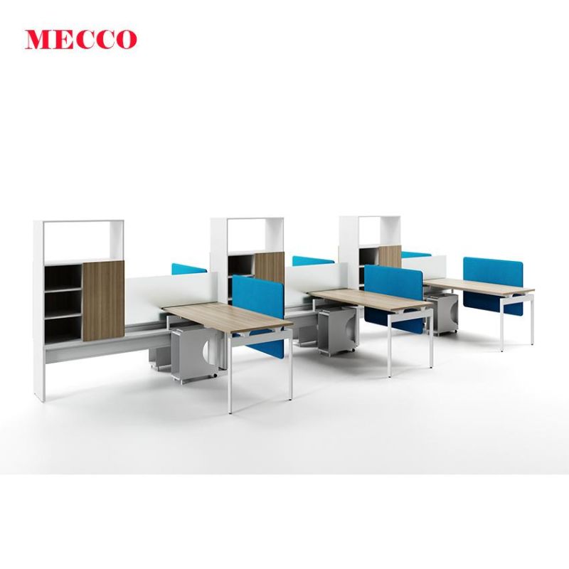 Commercial New Wooden Office Workstations Desk Office Furniture Office Workstation Design Modular Nordic Cubicle Partition