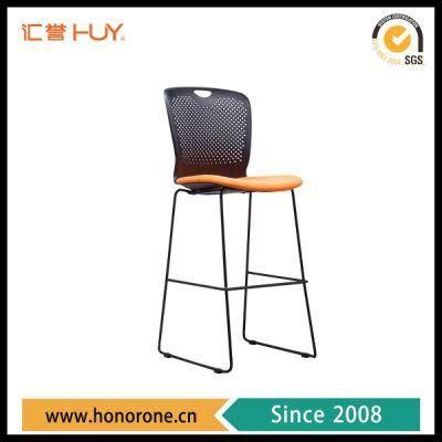 High Leg Chair with Metal Frame Bar Chair for Home and Hotel Furniture