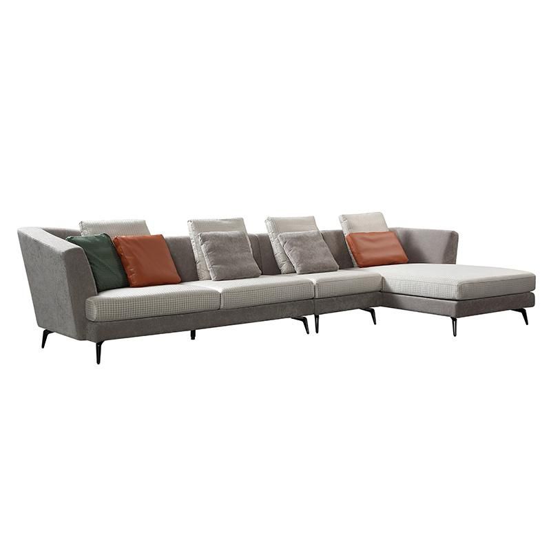 Project Living Room Furniture Morden Design Sectional Fabric Sofa