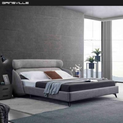 Bedroom Furniture Fashion Design New Modern King Size Wall Bed with Fabric