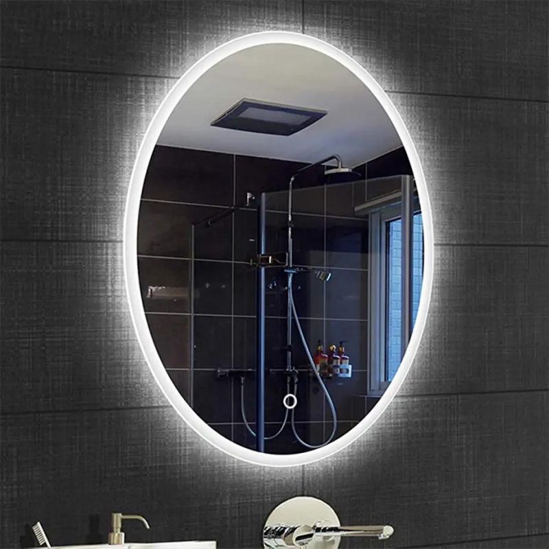 China Factory Dimming White Adjust LED Bathroom Mirror