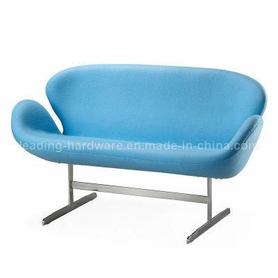 Modern Fabric Leisure Swan Sofa for Living Room and Hotel Lobby Sofa