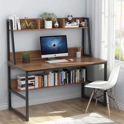 Sreens Computer Table with Bookshelves Gaming Desk for Home Daily Use and Office