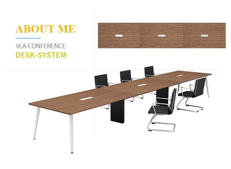 Modern Design Conference Table Aluminium Leg Meeting Desk