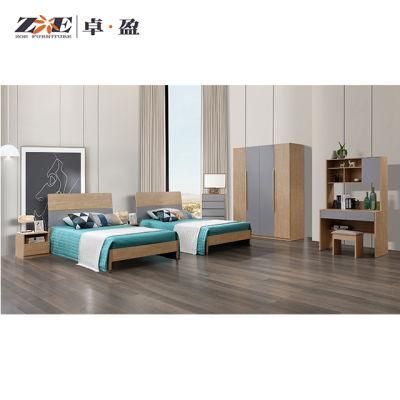 Guangdong Furniture Home Furniture Wooden Single Bedroom Set