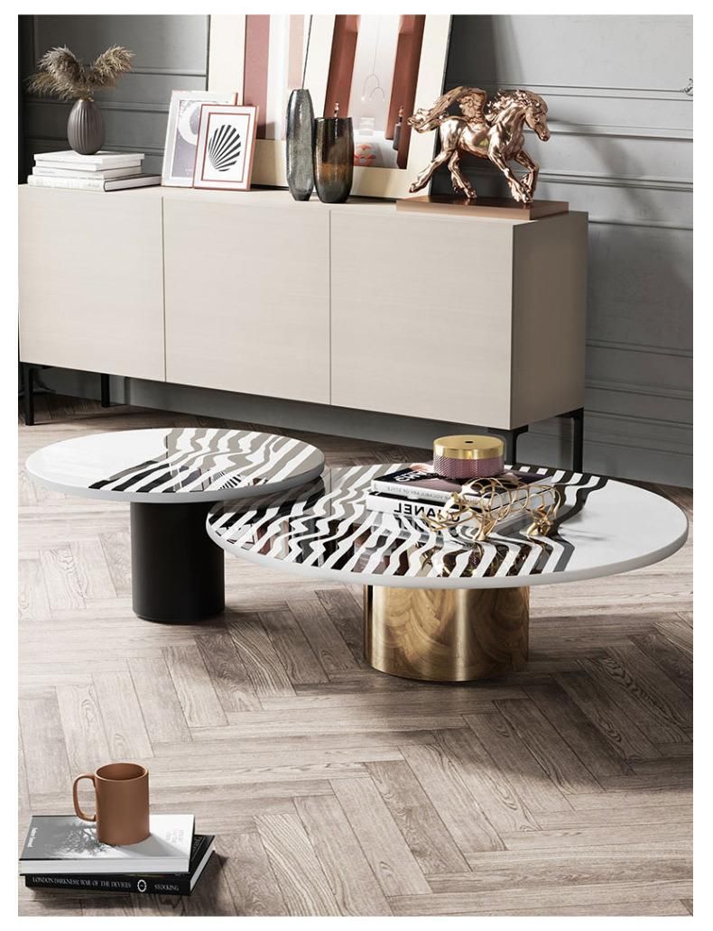 Home Luxury Furniture Special Marble Coffee Table