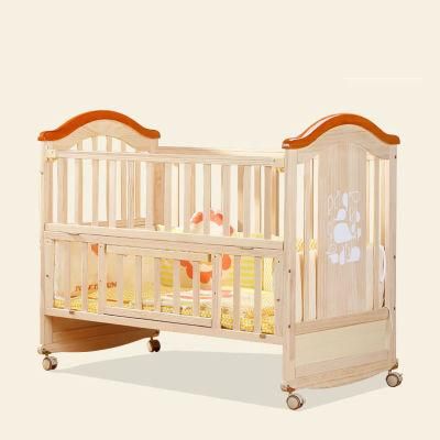 Baby Furniture, Baby Cots Solid Wood European Italian Style Baby Bedroom Furniture