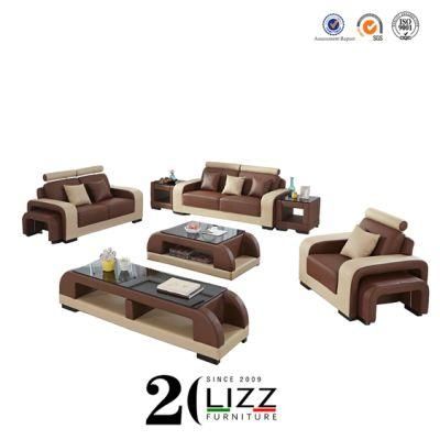 Office Furniture Modern Leisure Genuine Leather Sofa Set