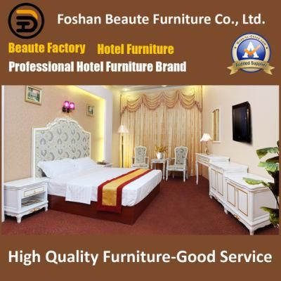 China Quality Assurance New Model Veneer Laminate on MDF Hotel King Size Bed Room Furniture