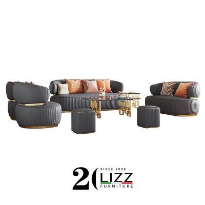 Dubai Luxury Sectional Leisure Home Living Room Furniture Sofa Couch Lounge Set