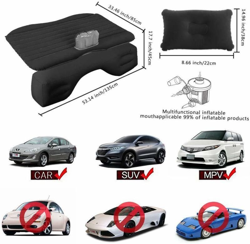 Car Accessory Inflatable Air Mattress with Pillow