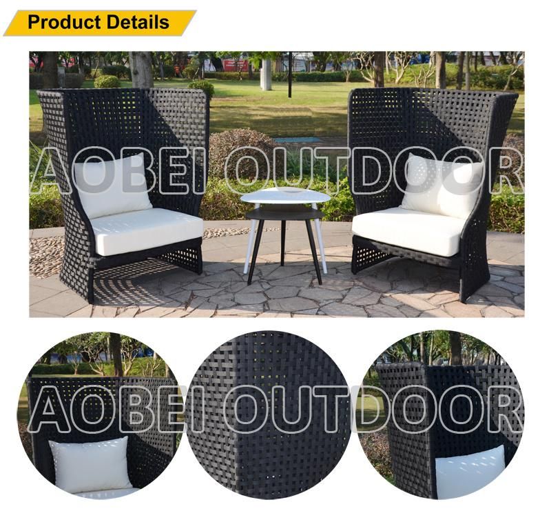 Outdoor Modern Garden Patio Hotel Resort Terrace Villa Balcony Deck Rope Woven Lounge Chair Furniture