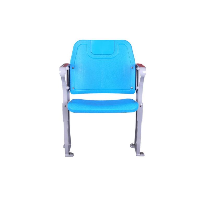 Floor Mounting Tip up Stadium Chair with Aluminum Leg, VIP Foldable Chair for Stadium